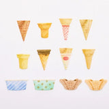 Ice Cream Shop Washi Roll Sticker Bande