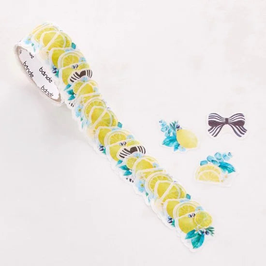 Lemon Wreath Washi Roll Sticker Bande