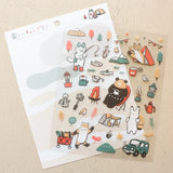 Masao Takahata Camping Fun Sticker