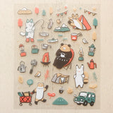 Masao Takahata Camping Fun Sticker