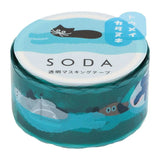 Swimming Clear Tape Soda