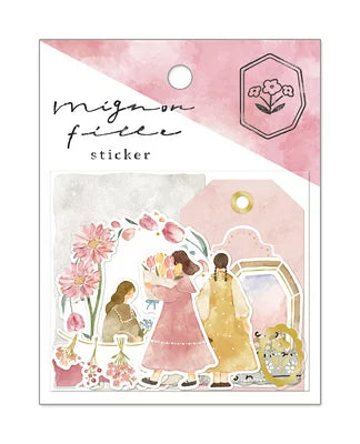 Mignon Feuille Sticker Flakes- Flower