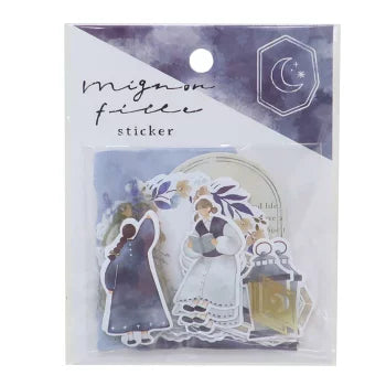 Mignon Feuille Sticker Flakes- Moon