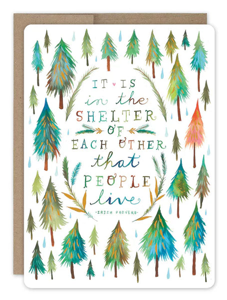 Shelter Of Each Other Anniversary Card