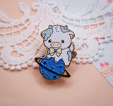 Enamel Pin: Blue Moon Cow