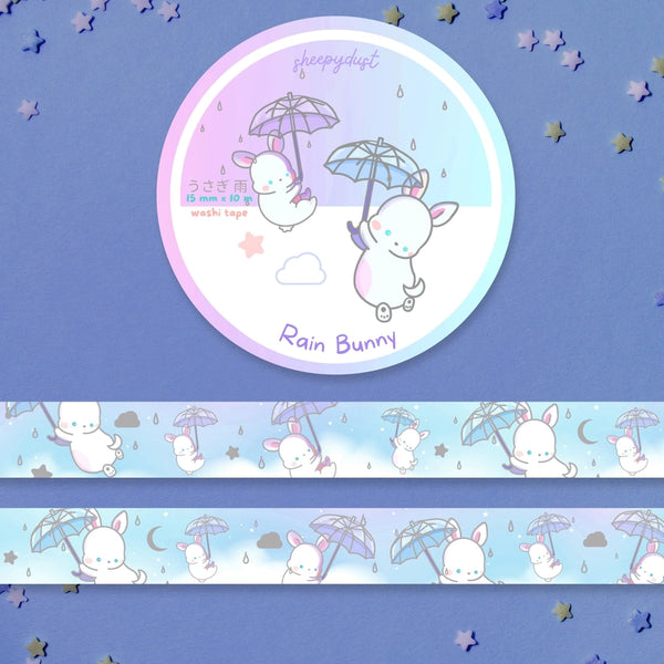 Rain Bunny Washi Tape