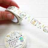 Kitty Cat Flower Washi Tape