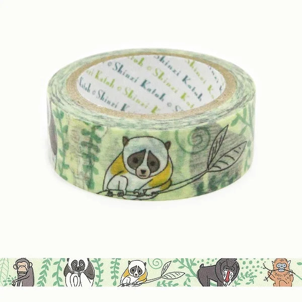 Shinzi Katoh Forest Meeting Washi Tape Endangered Species 