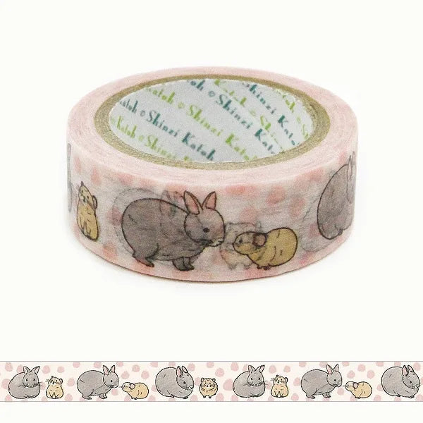 Bunny & Pika Washi Tape