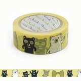 Endangered Bear Species Washi Tape