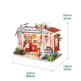 Honey Ice Cream Shop DIY Miniature Dollhouse Kit