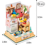 Kit de casa de muñecas en miniatura para hacer tú mismo Taste Life (Cocina)