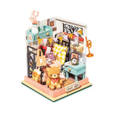 Kit de casa de muñecas en miniatura para hacer uno mismo: Sweet Dream (dormitorio)