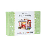 Honey Ice Cream Shop DIY Miniature Dollhouse Kit